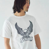 Schott/ショット 短丈 GLITTER EAGLE COMPACT SS T-SHIRT