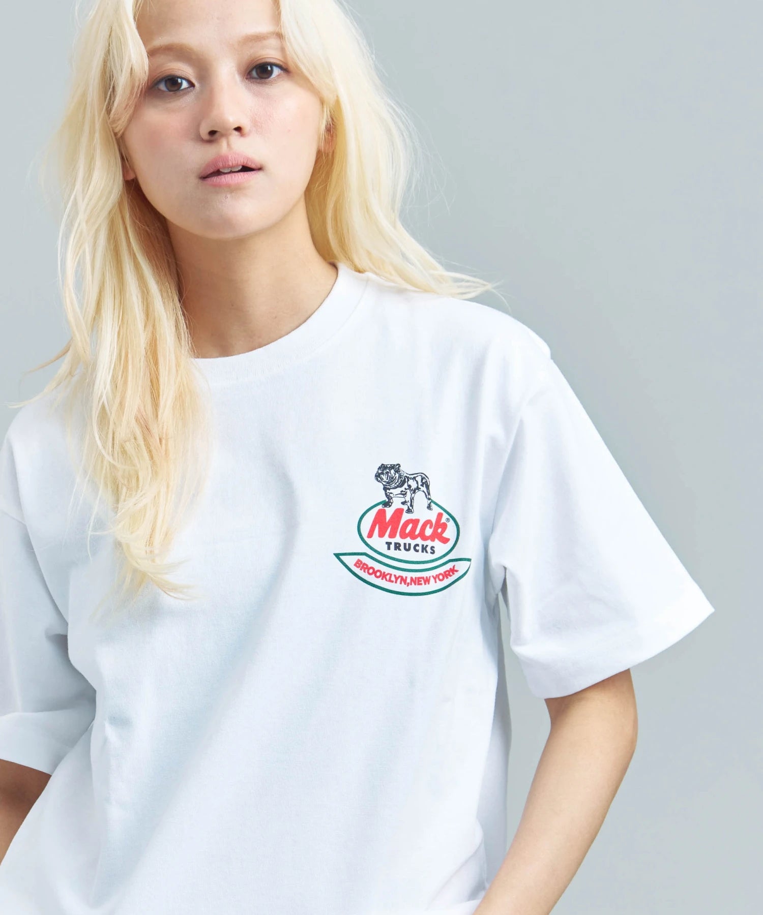 HOUSTON/ヒューストン MACKTRUCKS HEAVYWEIGHT PT SS TEE