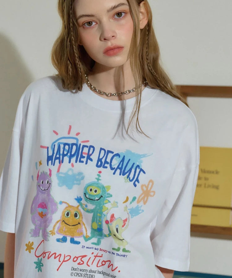 CPGN STUDIO-DTP Happy Day S/S Tee