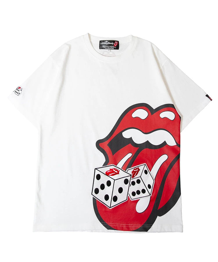 TRS BIG LIPS＆DICE SS TEE