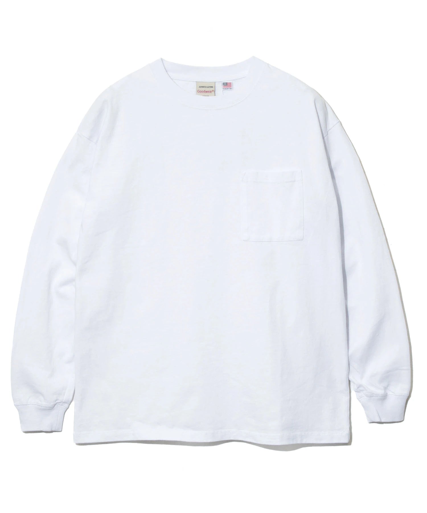 Good wear 袖リブ ポケット付き L/S BIG TEE
