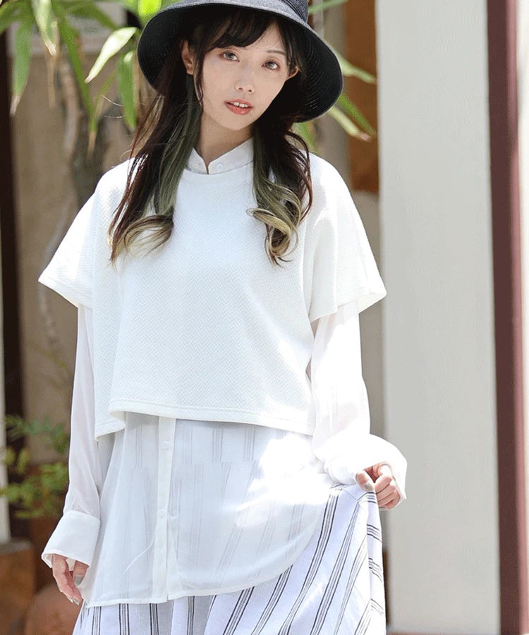 ARL 3WAYシアーシャツ×ヘリンボーンＴシャツ