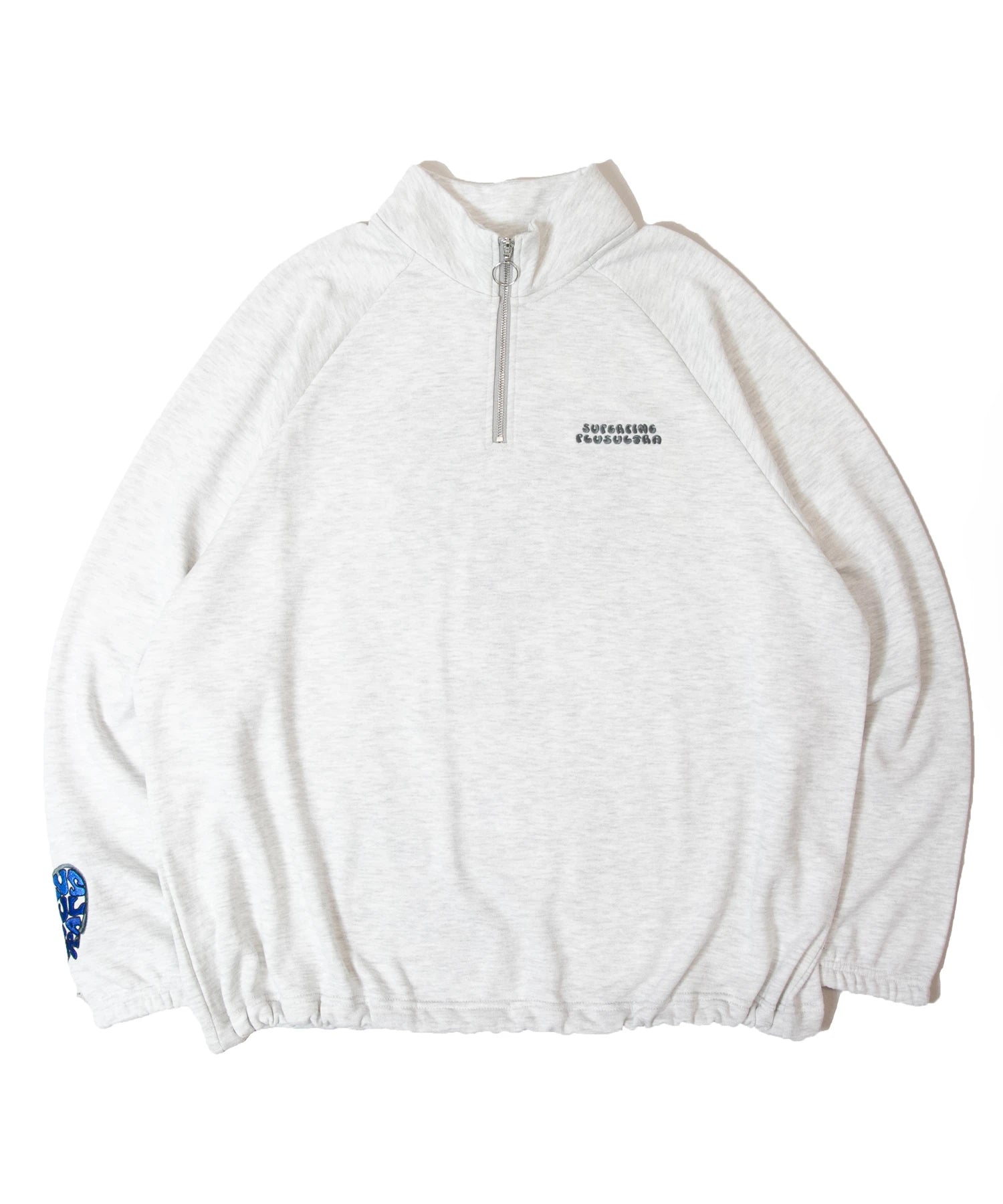 JE-ロゴ＆ハート・ハーフZIPスウェット