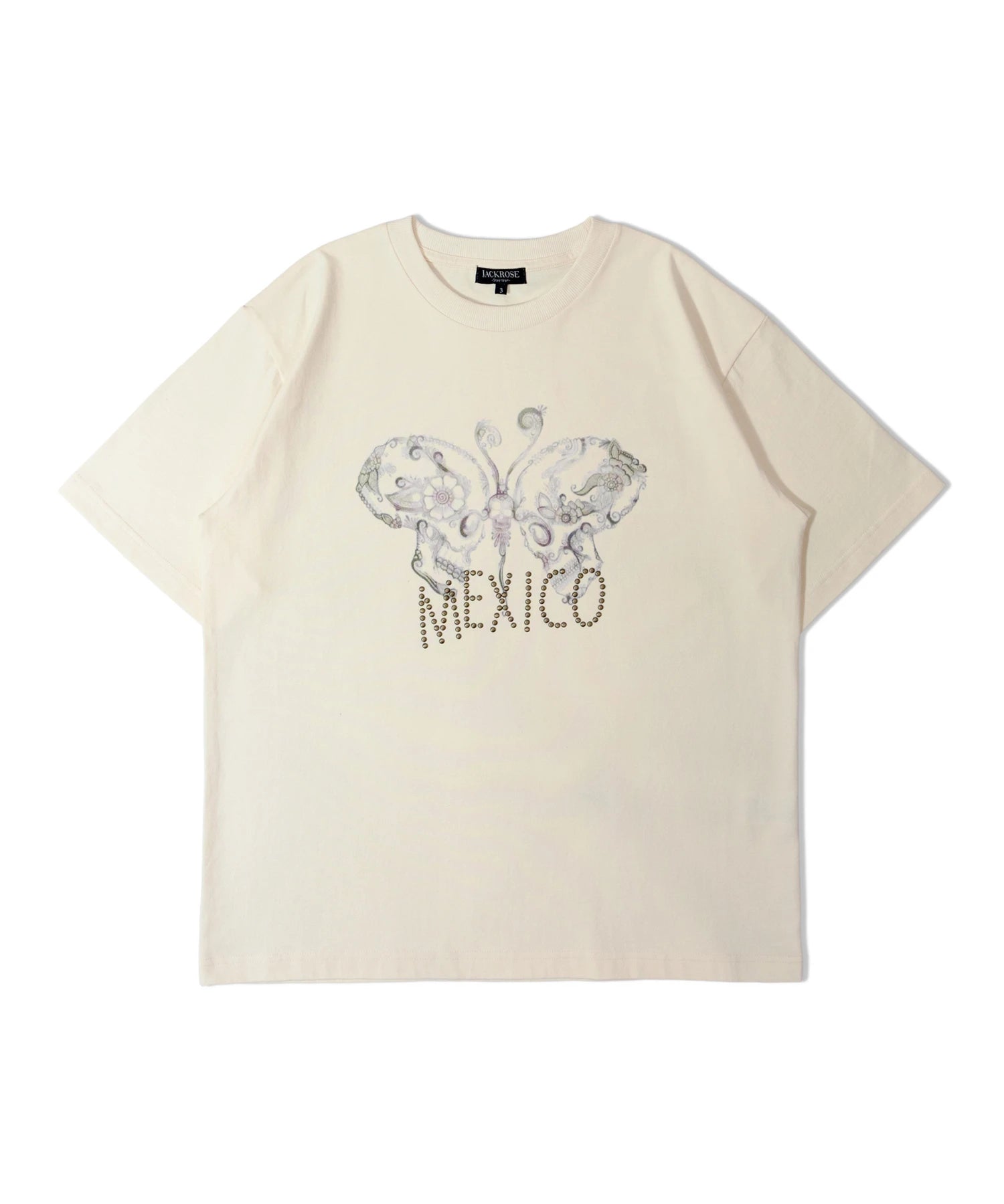 JE STUDS PRINT SS TEE