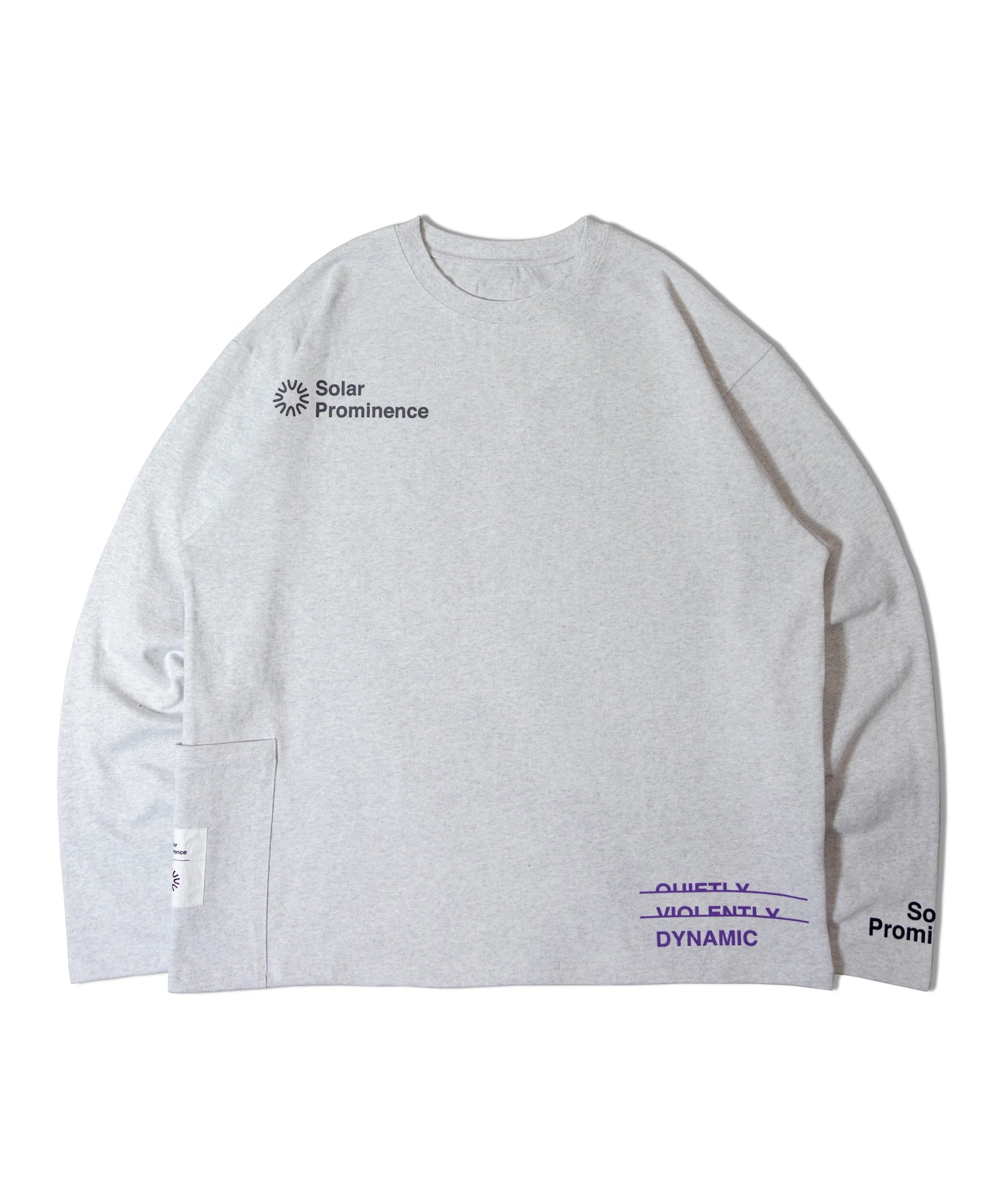 BAYCANT ﾗﾝﾀﾞﾑﾛｺﾞﾌﾟﾘﾝﾄ L/S TEE