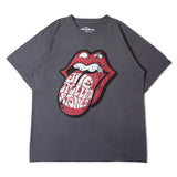 B-TRS PRINT&LINESTONE SS TEE