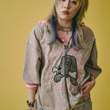 GALFY/ガルフィー ハーフ&ハーフ SS Tee