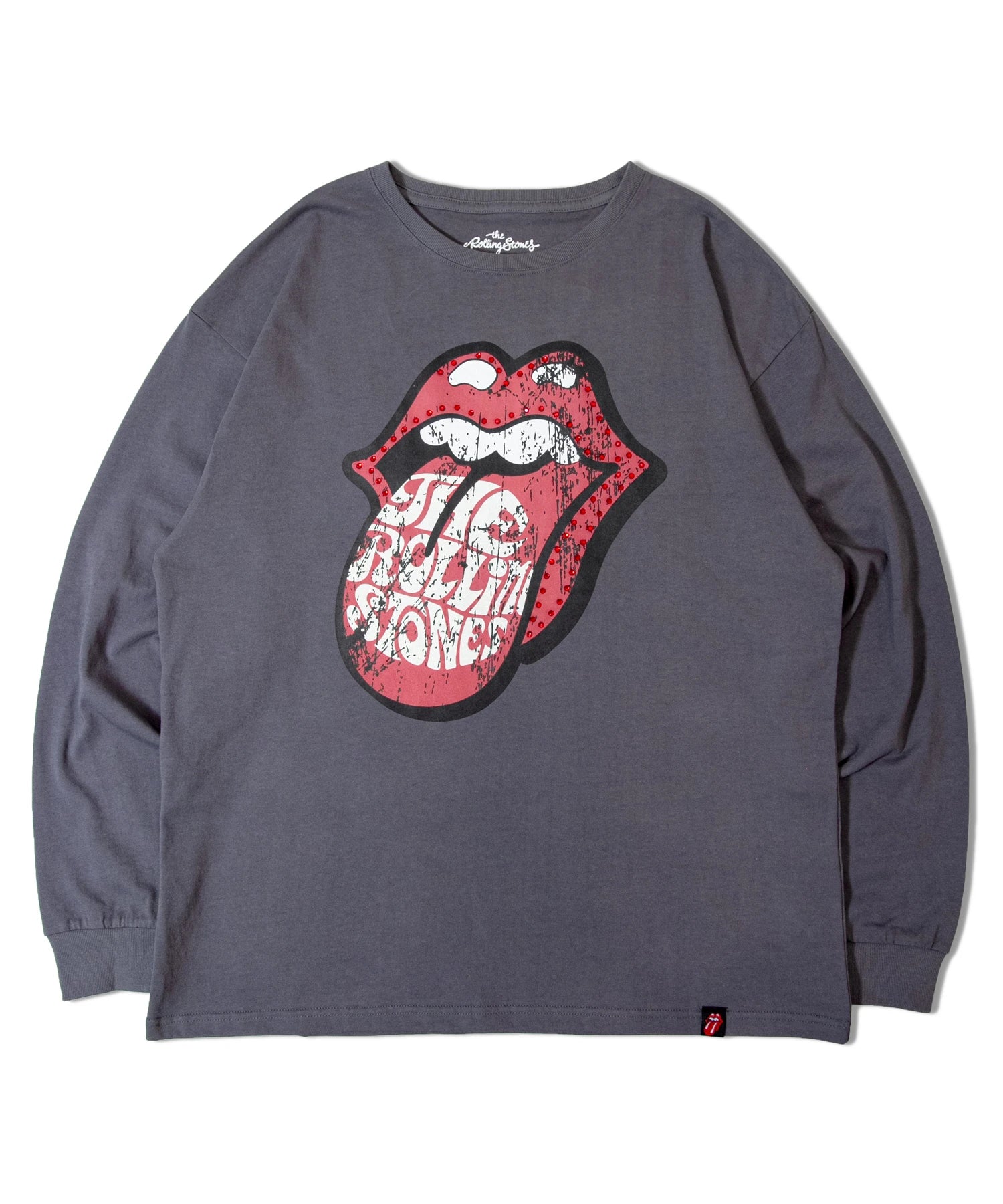 B-TRS PRINT&LINESTONE LS TEE