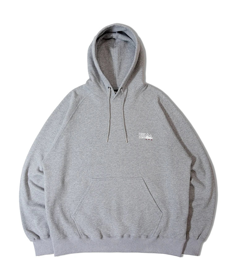 FIRST DOWN LOGO HOODED SWEAT