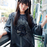 【GALFY×GALLIS ADDICTION】チー牛Tee SSMENS)