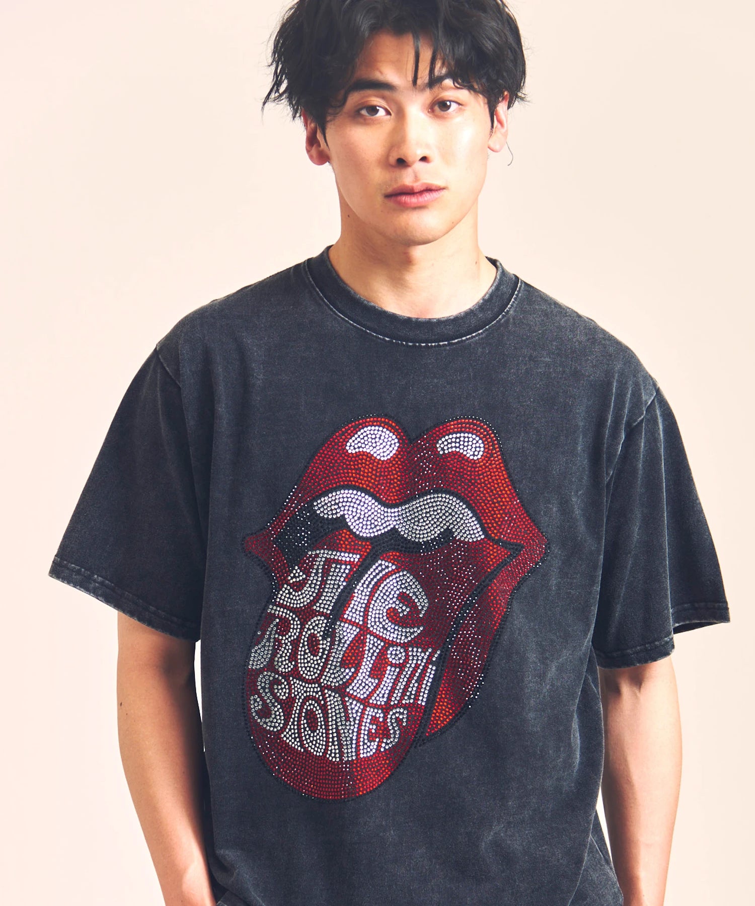 B-TRS-Lips&Tongue ラインストーン-SSTEE