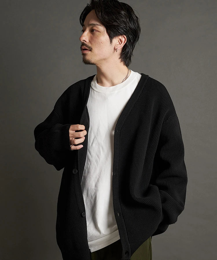 JE-レイヤードニットカーディガン