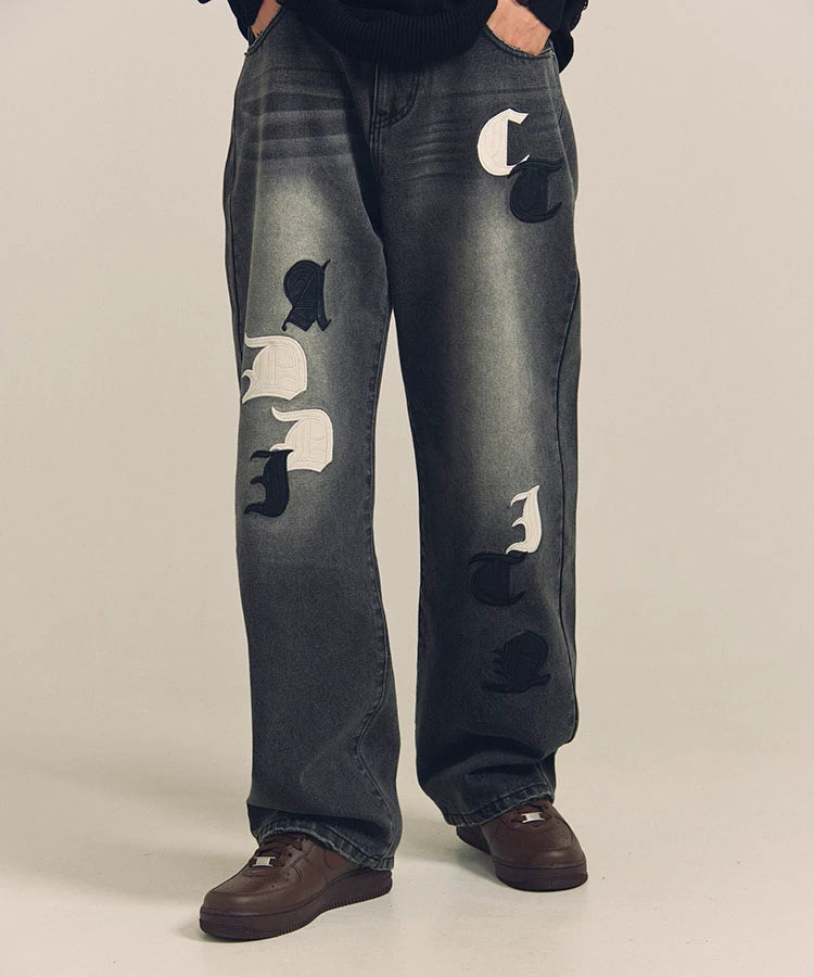 GA O.E-APPLIQUE BUGGY JEAN