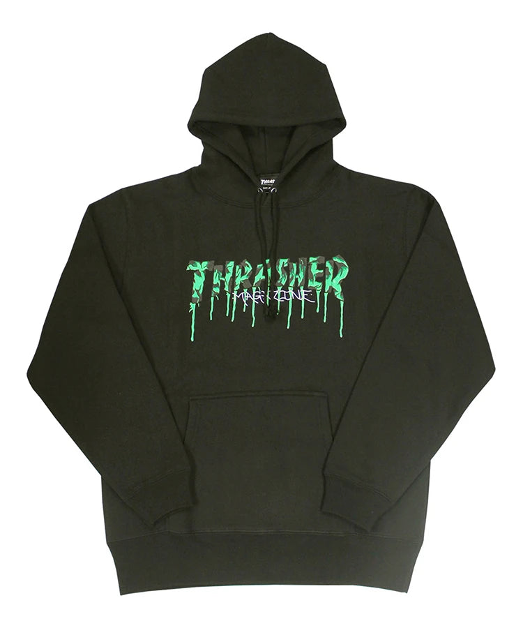 THRASHER BLOOD DRIP PULL PARKA