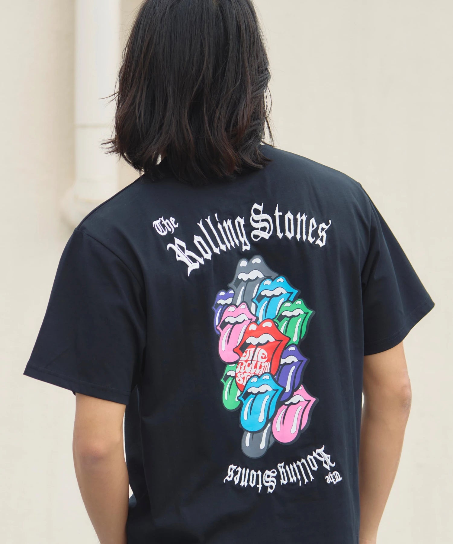 【The Rolling Stones×JACKROSE】カラーリップス&タン SSTEE