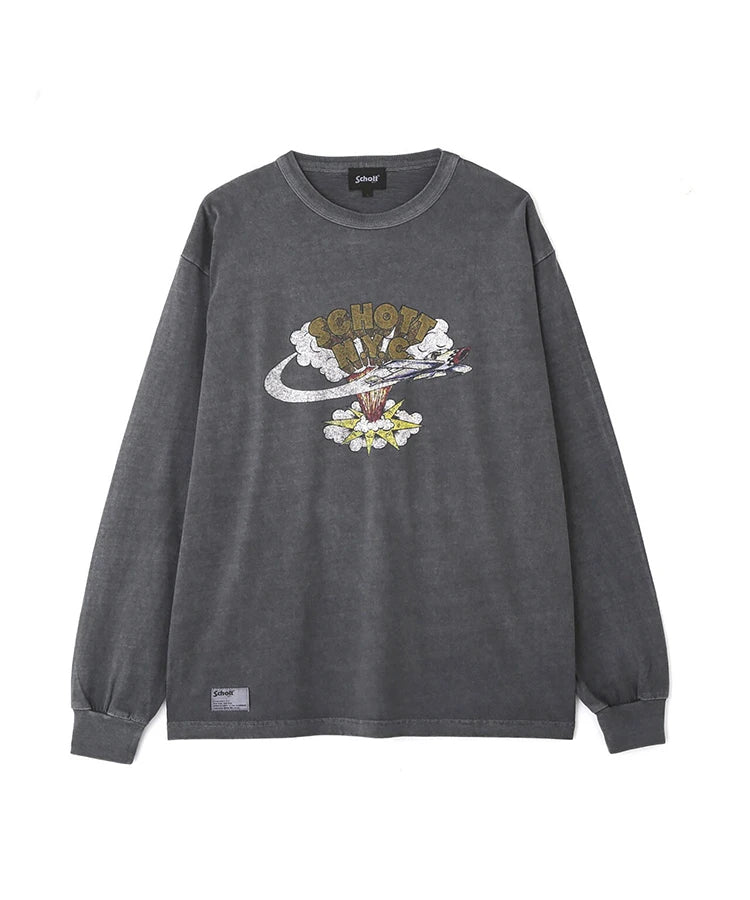 SCHOTT-AIRPLAIN LS T-SHIRT