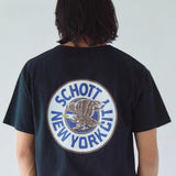 Schott/ショット 短丈 CIRCLE EAGLE COMPACT SS T-SHIRT