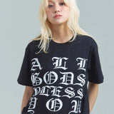 GA O.E 刺繍-Print SS Tee