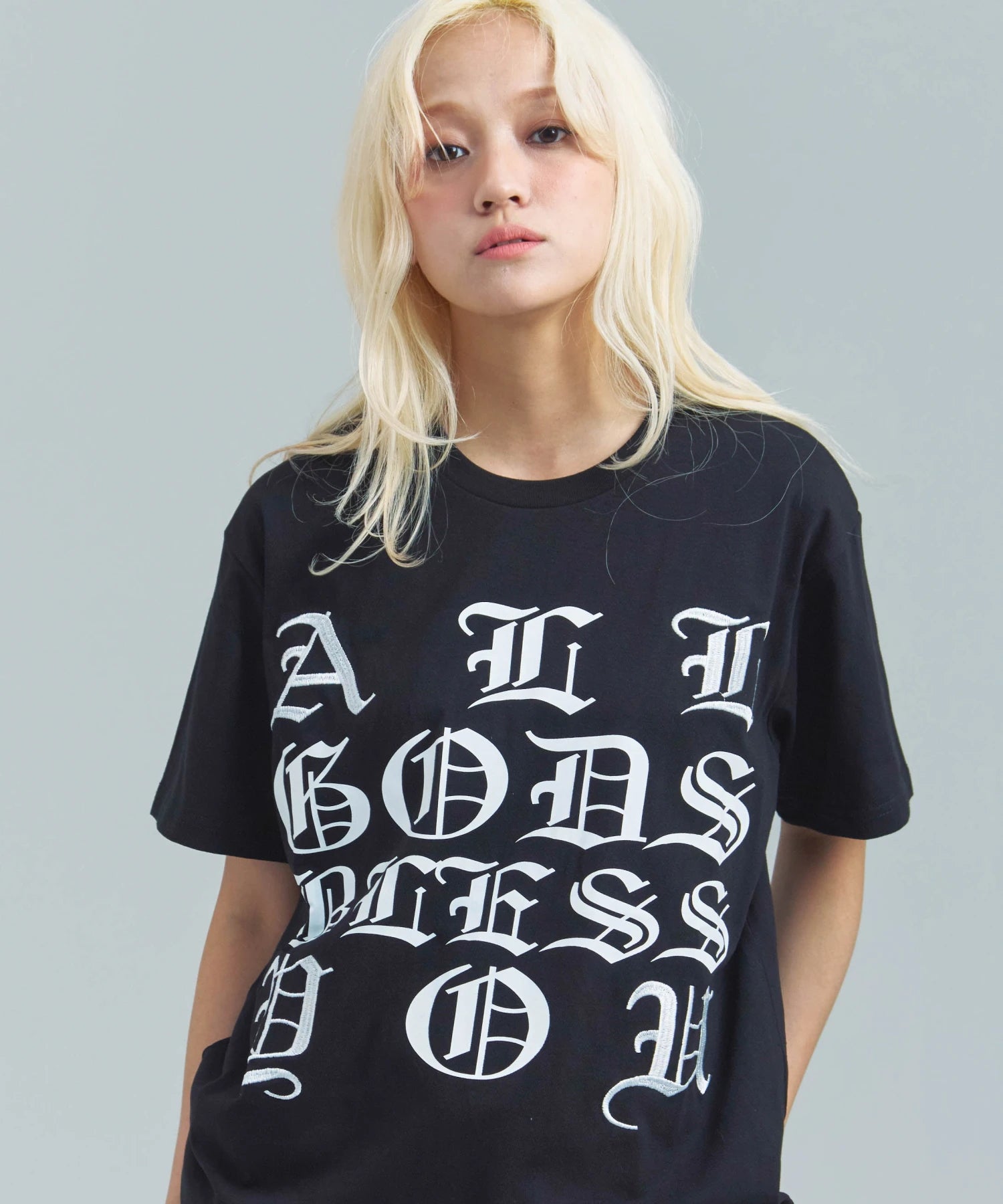 GA O.E 刺繍-Print SS Tee