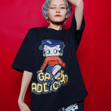 GA×BETTY-FRONT SITイラスト TEE