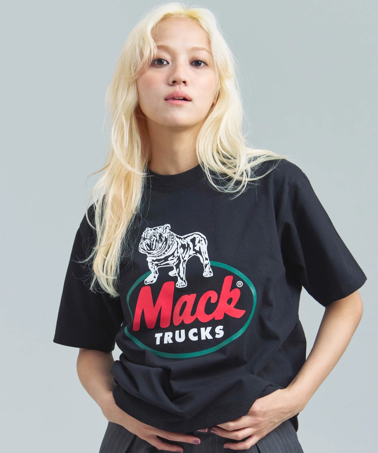 HOUSTON/ヒューストン MACKTRUCKS HEAVYWEIGHT PT SS TEE