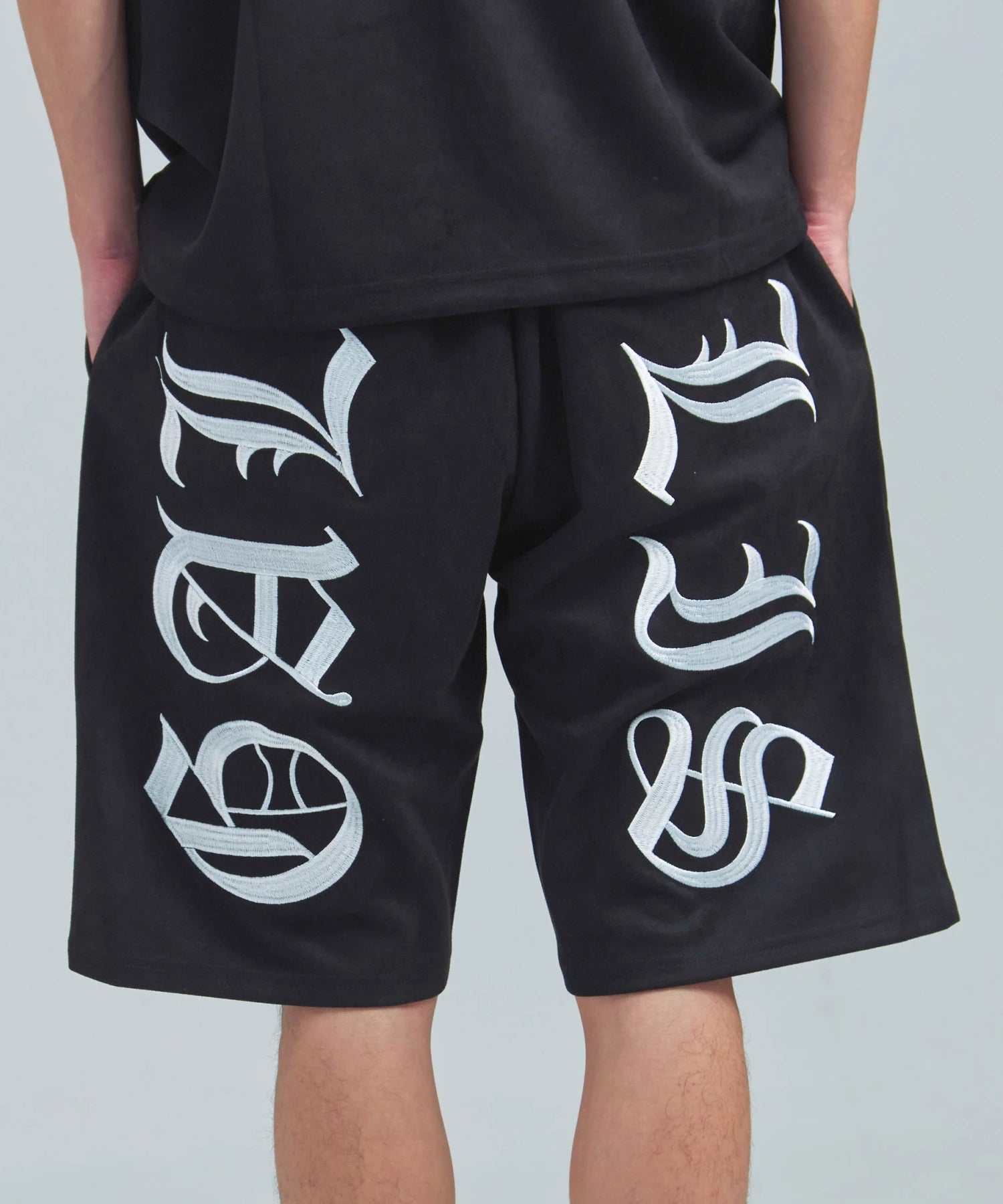 GA Suede 刺繍 Shorts