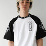 GA Raglan 刺繍&Print S/S Tee
