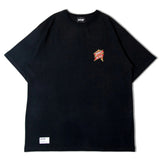 SCHOTT-T-SHIRT EAGLE AND RIBBON EMB