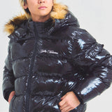 GA SHINY FUR PUFF-JACKET