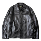 SKOOKUM.JE LAMB LEATHER CAR COAT