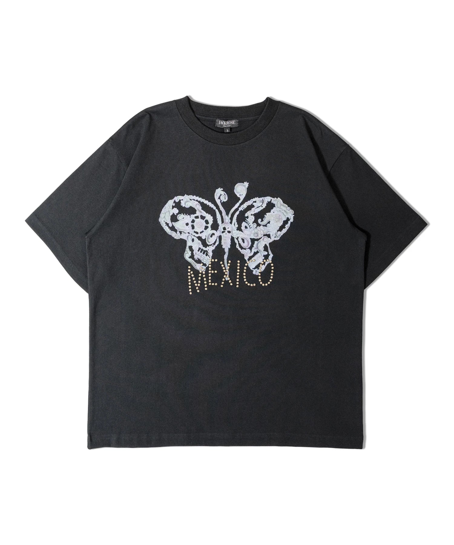 JE STUDS PRINT SS TEE
