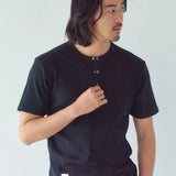 JE-ランダムテレコ ヘンリーネック SSTEE