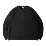 SEABEES/シービーズ TCワッフル ヘンリーネック・LSTEE