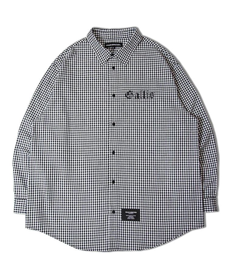 GA GINGHAM-CHECK SHIRT