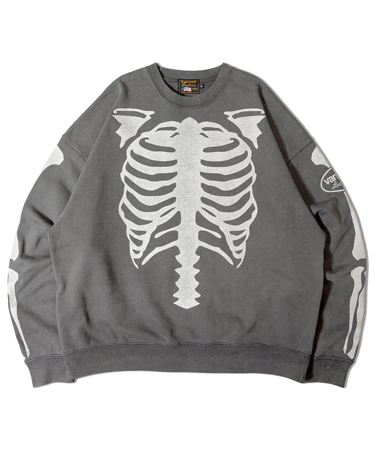 Vanson/RITZ Bone Crew Neck