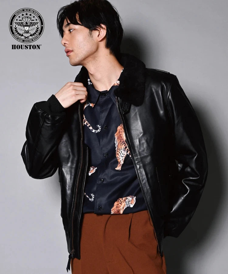 JE-HOUSTON・G-1 LEATHER JACKET