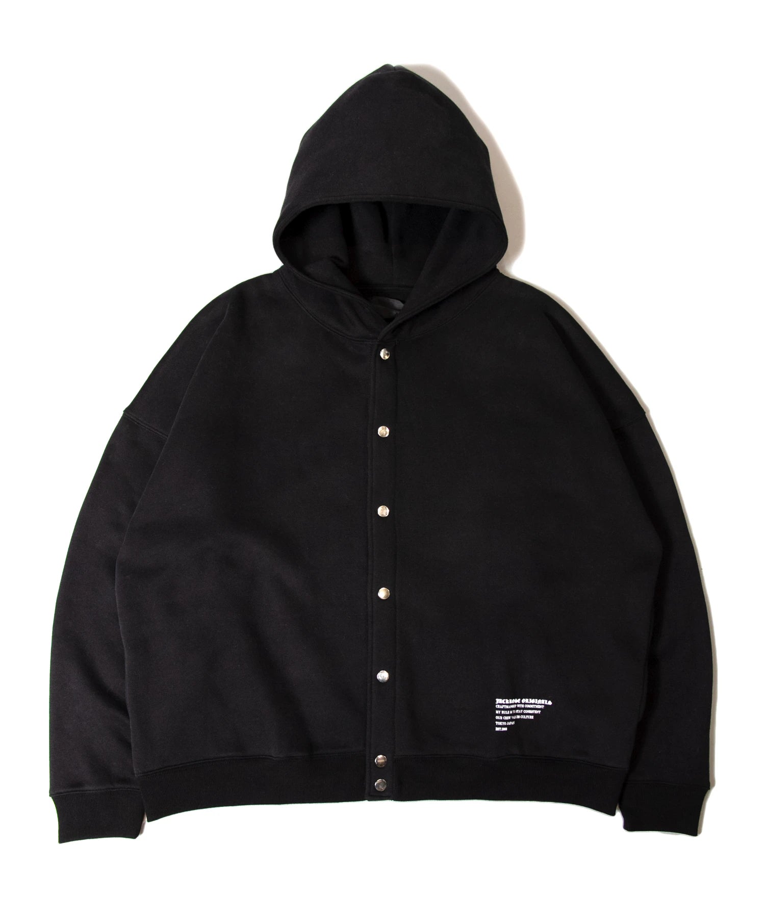 JE-HEAVY WEIGHT SNAP HOODIE