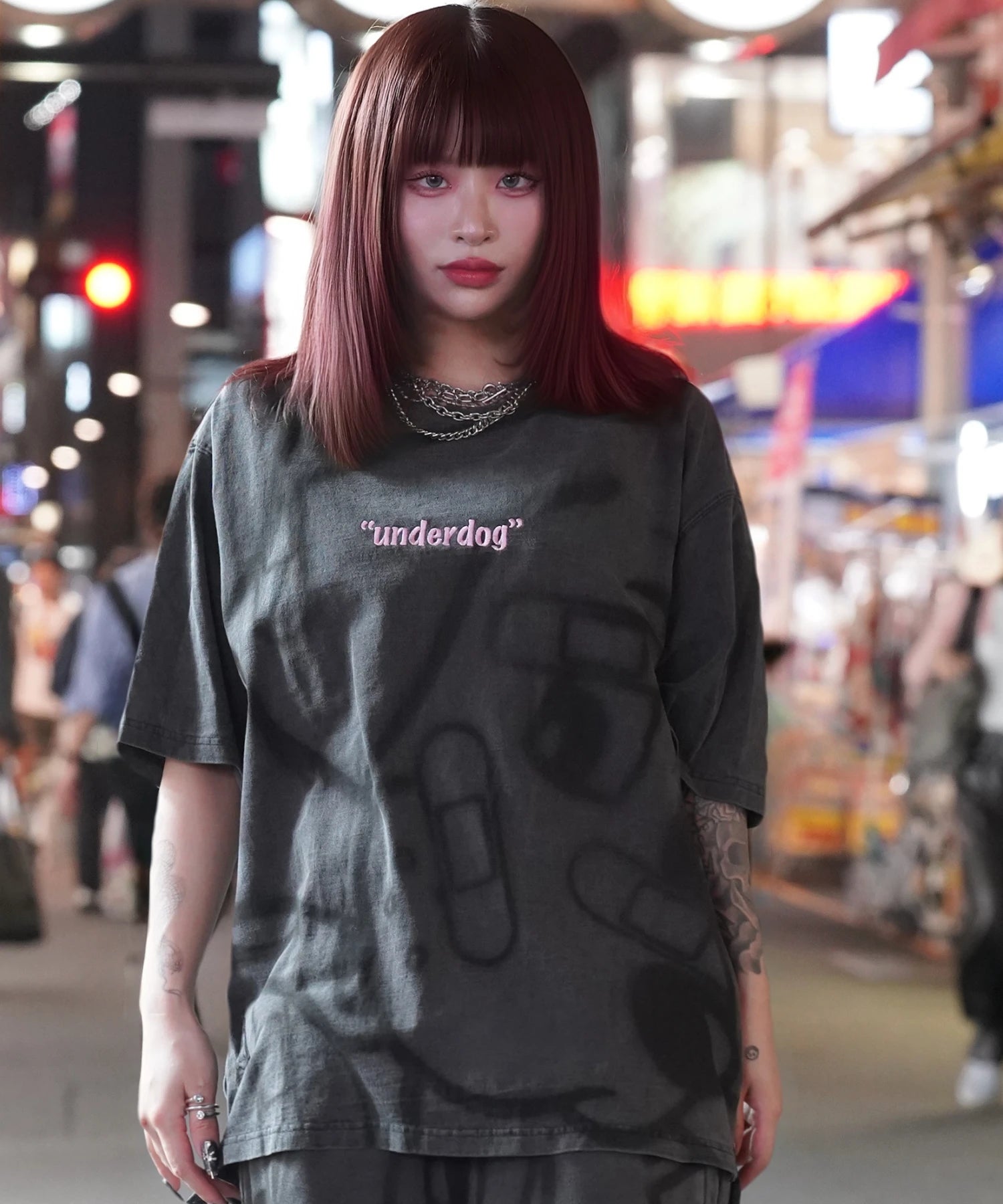 GA×GALFY B-BOY的犬とリスピグメントTEE
