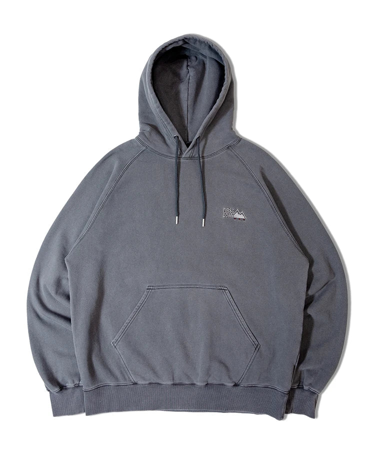 FIRST DOWN LOGO HOODED SWEAT