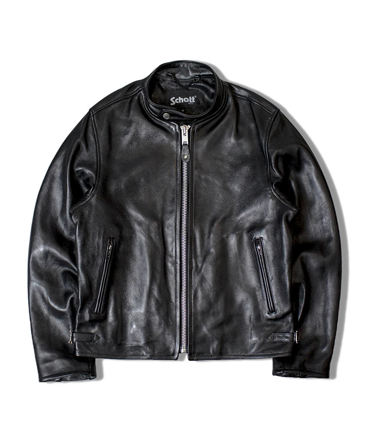 SCHOTT-70S SINGLE RIDERS JACKET-2/ショット シープレザー シングル ライダースジャケット