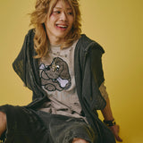 GALFY/ガルフィー 闇に透けしポンチョ S/S