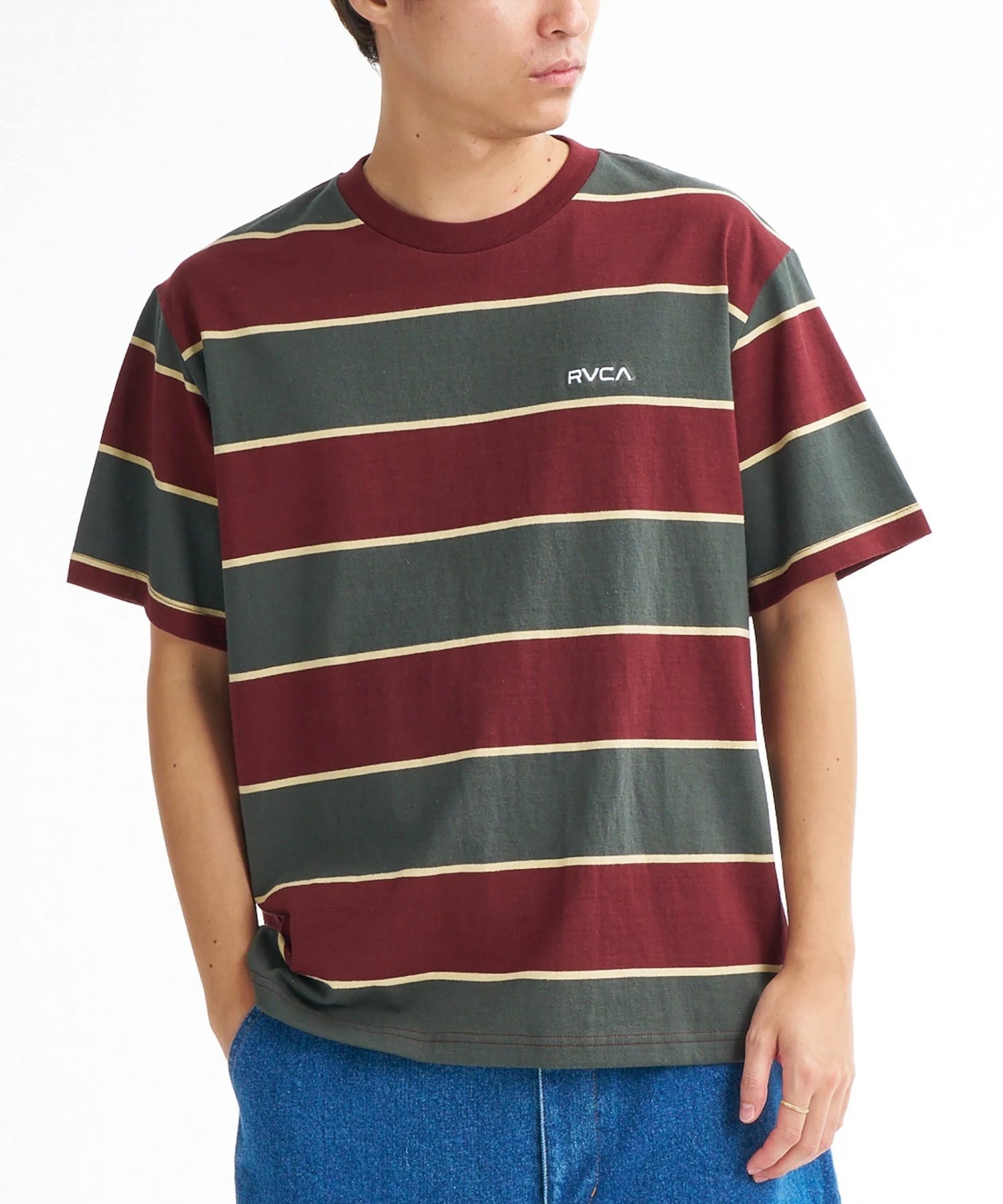 RVCA/ルーカ 16/2 STRIPE SS