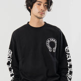 GA Cross 刺繍-Print Crew
