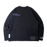 BAYCANT ﾗﾝﾀﾞﾑﾛｺﾞﾌﾟﾘﾝﾄ L/S TEE