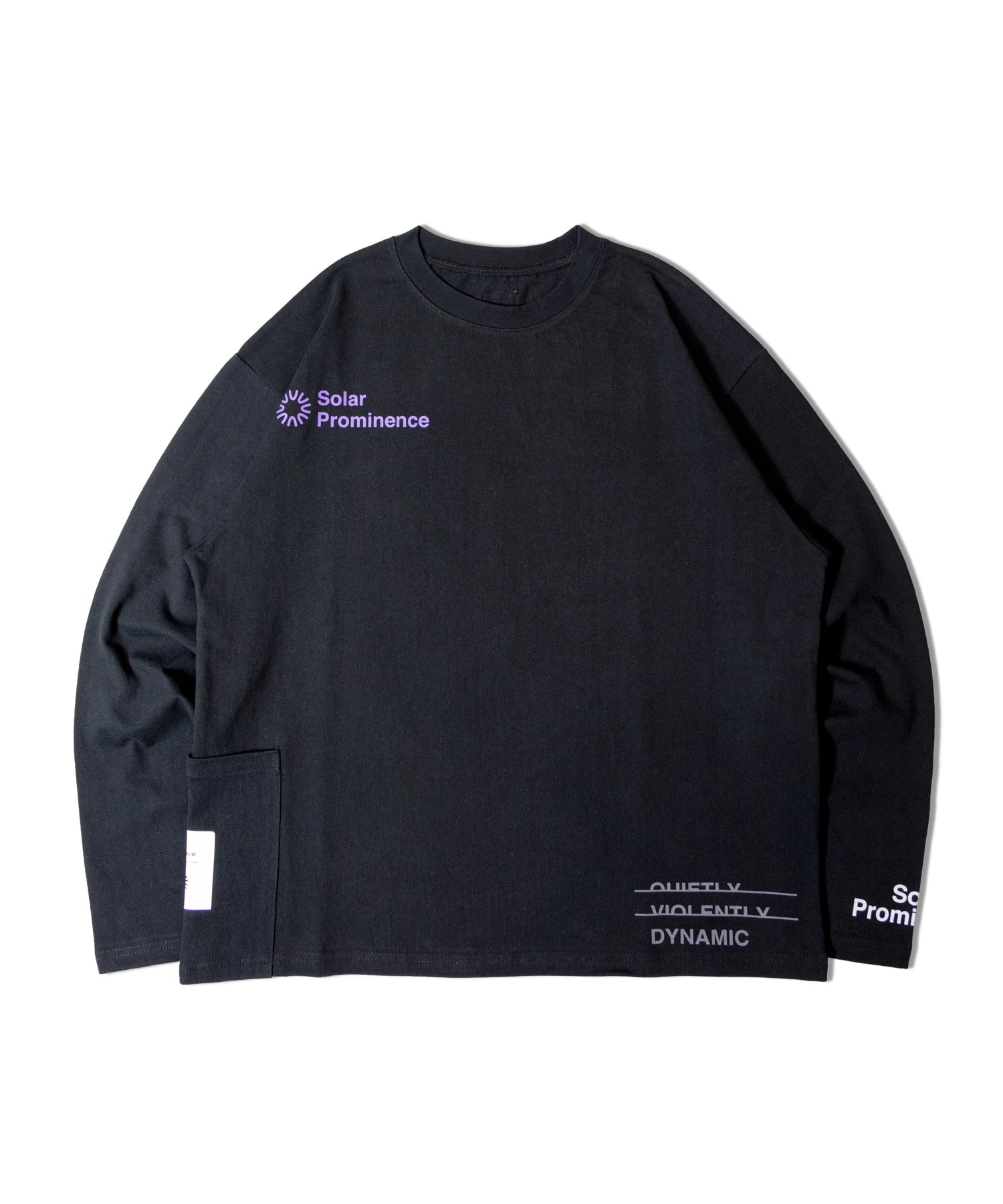 BAYCANT ﾗﾝﾀﾞﾑﾛｺﾞﾌﾟﾘﾝﾄ L/S TEE