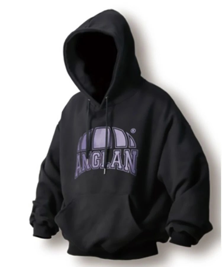 ANGLAN-Printing Wide Sweat Hoodie/アングラン ロゴパーカー