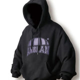 ANGLAN-Printing Wide Sweat Hoodie/アングラン ロゴパーカー