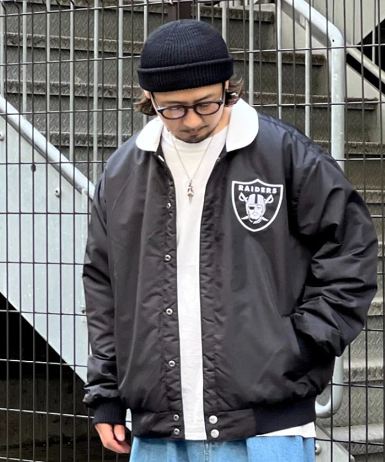 WEB限定 JH Design reversible nylon ＆pu jacket/ナイロンリバーシブルジャケット