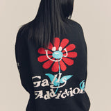 GA JQ-FLOWER＆LOGO KNIT