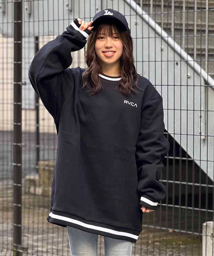 WEB限定 RVCA GLOBAL INK CREW